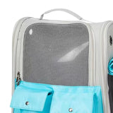 Cats Carrier Bag Puppy Dog Portable Travel Camping Supplies Cage Pet Blue - Aladdin Shoppers