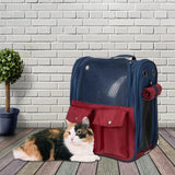 Cats Carrier Bag Puppy Dog Portable Travel Camping Supplies Cage Pet Red - Aladdin Shoppers