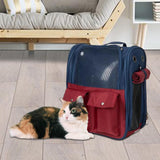 Cats Carrier Bag Puppy Dog Portable Travel Camping Supplies Cage Pet Red - Aladdin Shoppers