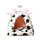 Cat Bed for Indoor Cats Cat House Rabbit Warm Nest Semienclosed Dog Kennel 20cmx20cmx20cm - Aladdin Shoppers