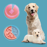Pet Slow Feeder Dog Bowl Slow Eating Dish Bowl Food Plate Anti Choking Navy - Aladdin Shoppers