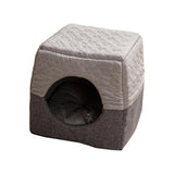 Cat Bed Nest Warm Puppy Kennel Folding Cave Pet Supplies Dog House Mat S 30cmx28cmx29cm - Aladdin Shoppers