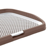 Dog Toilet Potty Pad Holder Washable with Urinary Column Dog Accessories Coffee - Aladdin Shoppers