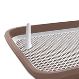 Dog Toilet Potty Pad Holder Washable with Urinary Column Dog Accessories Coffee - Aladdin Shoppers