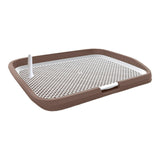 Dog Toilet Potty Pad Holder Washable with Urinary Column Dog Accessories Coffee - Aladdin Shoppers