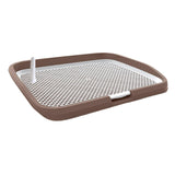 Dog Toilet Potty Pad Holder Washable with Urinary Column Dog Accessories Coffee - Aladdin Shoppers