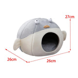 Soft Pet Bed House Washable Anti Slip Sleeping Pet Supplies Nest Kitten S - Aladdin Shoppers