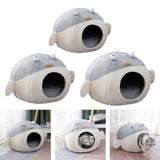 Soft Pet Bed House Washable Anti Slip Sleeping Pet Supplies Nest Kitten S - Aladdin Shoppers
