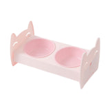Raised Pet Feeder Water Food Bowls Pet Dishes Pet Feeding Station Stable Pink - Aladdin Shoppers