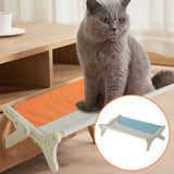 Pet Cat Window Perch Wood Frame Shelf Window Chair Hanging Bed Hammock Blue - Aladdin Shoppers