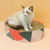 Corrugated Paper Cat Nest Cat Scratcher Toys Size 43x33x10cm Interactive - Aladdin Shoppers