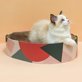 Corrugated Paper Cat Nest Cat Scratcher Toys Size 43x33x10cm Interactive - Aladdin Shoppers