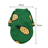 Pet Costume Dog Clothes Cat Cosplay Puppy Clothing for New Year Holiday Pineapple L - Aladdin Shoppers