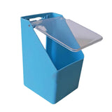 Maxbell 6xBird Food Feeder Hanging Convenient Detachable Food Containers for Pigeon Blue