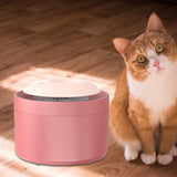 Cat Water Fountain Water Dispenser USB Multiple Pets Quiet Cats Dogs Indoor Pink - Aladdin Shoppers