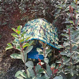 Outdoor Cat House Tent Kitty Small Medium Puppy Nest Kitten Hut Cave Pet Bed Square 45x43x40cm - Aladdin Shoppers