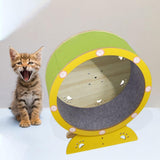 Wooden Running Training Toy Treadmill Sports Fitness Cat Exercise Wheel - Aladdin Shoppers