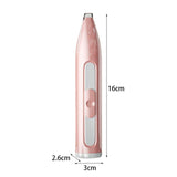 Pet Nail Hair Trimmer Dogs Clippers Kitten Low Noise Tool for Eyes Shaving Rechargeable - Aladdin Shoppers