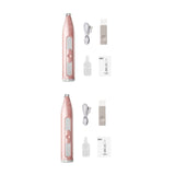 Pet Nail Hair Trimmer Dogs Clippers Kitten Low Noise Tool for Eyes Shaving Rechargeable - Aladdin Shoppers