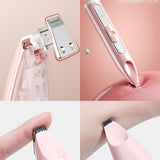 Pet Nail Hair Trimmer Dogs Clippers Kitten Low Noise Tool for Eyes Shaving Rechargeable - Aladdin Shoppers
