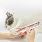 Pet Nail Hair Trimmer Dogs Clippers Kitten Low Noise Tool for Eyes Shaving Rechargeable - Aladdin Shoppers