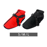 Dogs Jacket Pet Supplies Apparel Puppy Protection Thicken Zipper for Outdoor Red and Small - Aladdin Shoppers