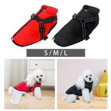 Dogs Jacket Pet Supplies Apparel Puppy Protection Thicken Zipper for Outdoor Red and Small - Aladdin Shoppers