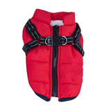 Dogs Jacket Pet Supplies Apparel Puppy Protection Thicken Zipper for Outdoor Red and Small - Aladdin Shoppers