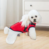 Dogs Jacket Pet Supplies Apparel Puppy Protection Thicken Zipper for Outdoor Red and Large - Aladdin Shoppers