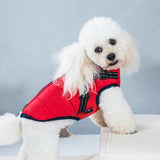 Dogs Jacket Pet Supplies Apparel Puppy Protection Thicken Zipper for Outdoor Red and Large - Aladdin Shoppers