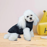 Dogs Jacket Pet Supplies Apparel Puppy Protection Thicken Zipper for Outdoor Black S - Aladdin Shoppers
