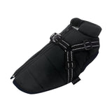 Dogs Jacket Pet Supplies Apparel Puppy Protection Thicken Zipper for Outdoor Balck and Medium - Aladdin Shoppers