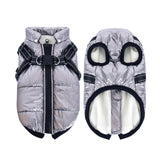 Dogs Jacket Pet Supplies Apparel Puppy Protection Thicken Zipper for Outdoor Balck and Large - Aladdin Shoppers