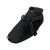 Dogs Jacket Pet Supplies Apparel Puppy Protection Thicken Zipper for Outdoor Balck and Large - Aladdin Shoppers