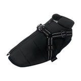 Dogs Jacket Pet Supplies Apparel Puppy Protection Thicken Zipper for Outdoor Balck and Large - Aladdin Shoppers