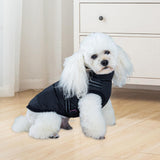 Dogs Jacket Pet Supplies Apparel Puppy Protection Thicken Zipper for Outdoor Balck and Large - Aladdin Shoppers