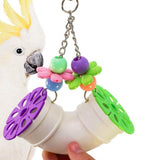 Parrot Toys Pipeline Interactive Training for Cockatiels Budgies Birds Gift - Aladdin Shoppers