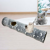 Luminous Cat Tunnels Tube Interactive Toys Bunny Tent Indoor Cats Maze Moon Star - Aladdin Shoppers