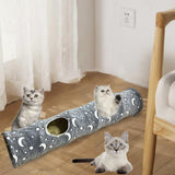 Luminous Cat Tunnels Tube Interactive Toys Bunny Tent Indoor Cats Maze Moon Star - Aladdin Shoppers