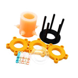 Portable Pet Milk Feeding Multi Nozzles Silicone for Rabbit Whelping Kitten L - Aladdin Shoppers