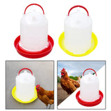 Automatic Feeding Device Durable Poultry Drinker for Backyard Turkeys Ducks Red - Aladdin Shoppers