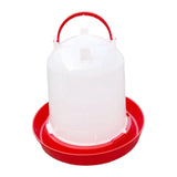 Automatic Feeding Device Durable Poultry Drinker for Backyard Turkeys Ducks Red - Aladdin Shoppers