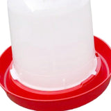 Automatic Feeding Device Durable Poultry Drinker for Backyard Turkeys Ducks Red - Aladdin Shoppers