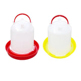 Automatic Feeding Device Durable Poultry Drinker for Backyard Turkeys Ducks Red - Aladdin Shoppers
