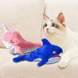 Electric Realistic Flopping Fish Comfortable Moving for Biting Chewing Dogs Pink - Aladdin Shoppers