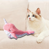 Electric Realistic Flopping Fish Comfortable Moving for Biting Chewing Dogs Pink - Aladdin Shoppers