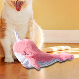 Electric Realistic Flopping Fish Comfortable Moving for Biting Chewing Dogs Pink - Aladdin Shoppers