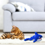 Electric Realistic Flopping Fish Comfortable Moving for Biting Chewing Dogs Blue - Aladdin Shoppers