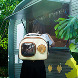 Cat Carrier Backpack Portable Ventilated Mesh On Both Sides for Outing - Aladdin Shoppers