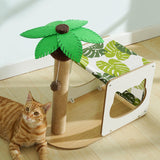 Cat House Kitty Scratch Posts Furniture Protector Sleeping Scratching Post - Aladdin Shoppers